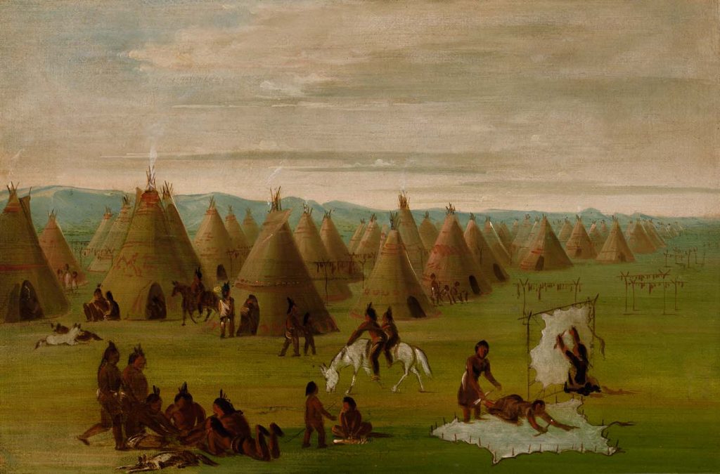 A Comanche Village
