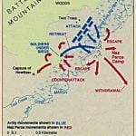 Map of Battle of the Big Hole