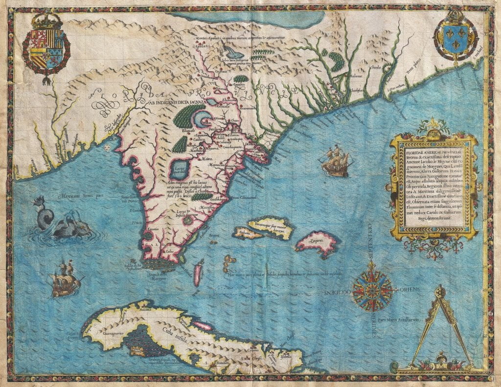 Debrys Map of 1591
