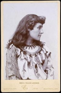 Emily Pauline Johnson (Tekahionwake) 1895