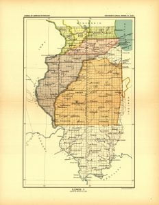 Illinois Land Cessions Map 2