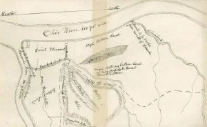 Map of Battle of Point Pleasant