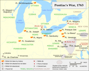 Map of Pontiacs War