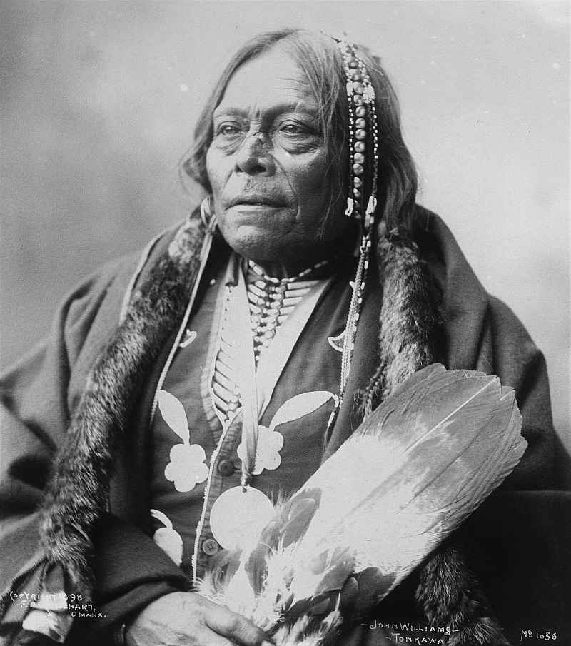 Portrait of John Williams a Tonkawa Indian 1898 Wellcome