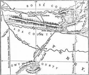 Map of Boise Basin