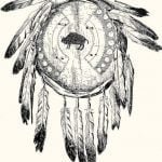 Weapons used by Plains Tribes 1 Fig. 33. A Buffalo Hide Shield from the Northern Blackfoot