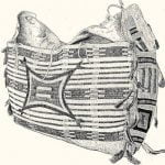 Fig. 27. Bag decorated with Porcupine Quills and Beads. Dakota.