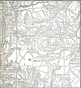 Map of Eastern Oregon
