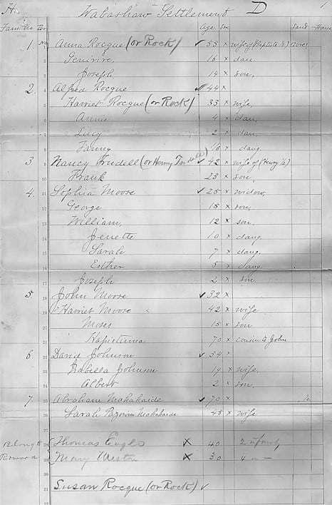 Page 13 of 1889 Mdewakanton Census