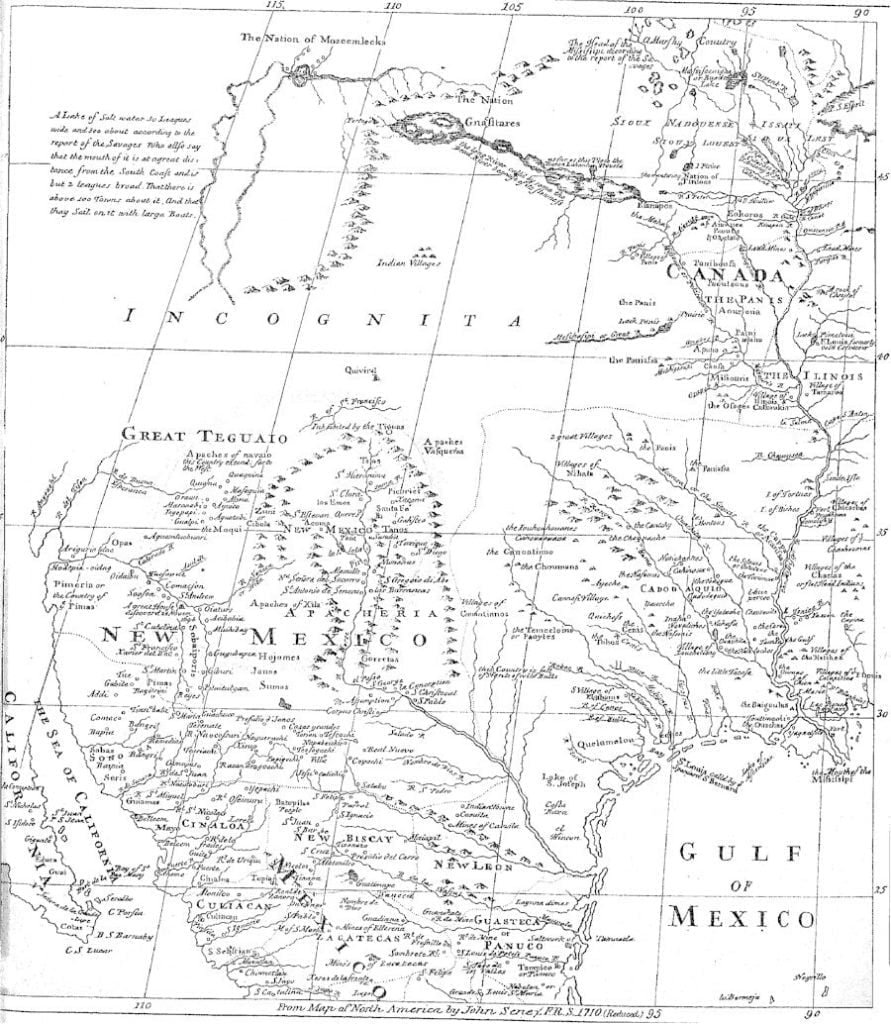 1710 John Senex Map