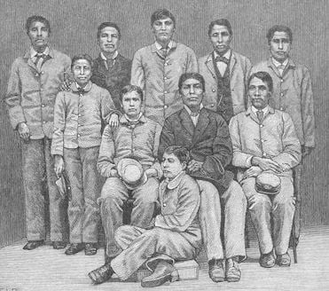 Group of Indian Young men after Education
