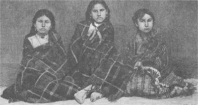 Three Children at Carlisle School