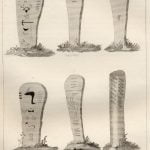 Grave Posts of Chippewa and Dacota -  Plate 50