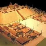 The Great Temple Mound at Ocmulgee & acropolis dominated a 12 mile long cluster of villages.