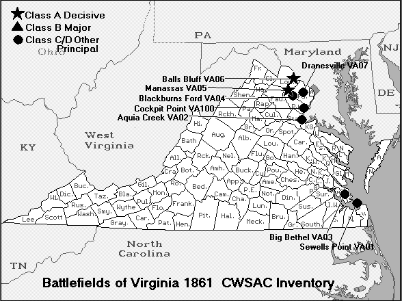 Virginia Civil War Battlefield Maps Access Genealogy