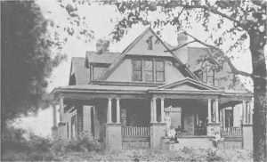 Home of the Warrens, White Earth, Minnesota Built by Mrs. Ida Warren Tobin and her sister and brothers