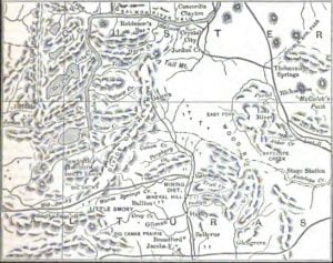 Map of Wood River Mineral District