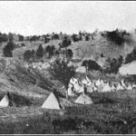 Arapahoe Village, Whitewood Canyon, Wyoming, about 1870