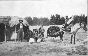Cheyenne Stump Horse and Family