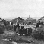 Pawnee village which stood in the Loupe Fork of the Platte River. Photograph by W. H. Jackson, 1871