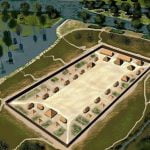 Ocmulgee in 900 AD ariel view 2