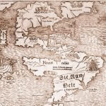 1550 Map of the Western Hemisphere