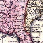 1703 Delisle Map of Florida