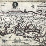 Farrer 1650 map of the colonies of Virginia and Maryland