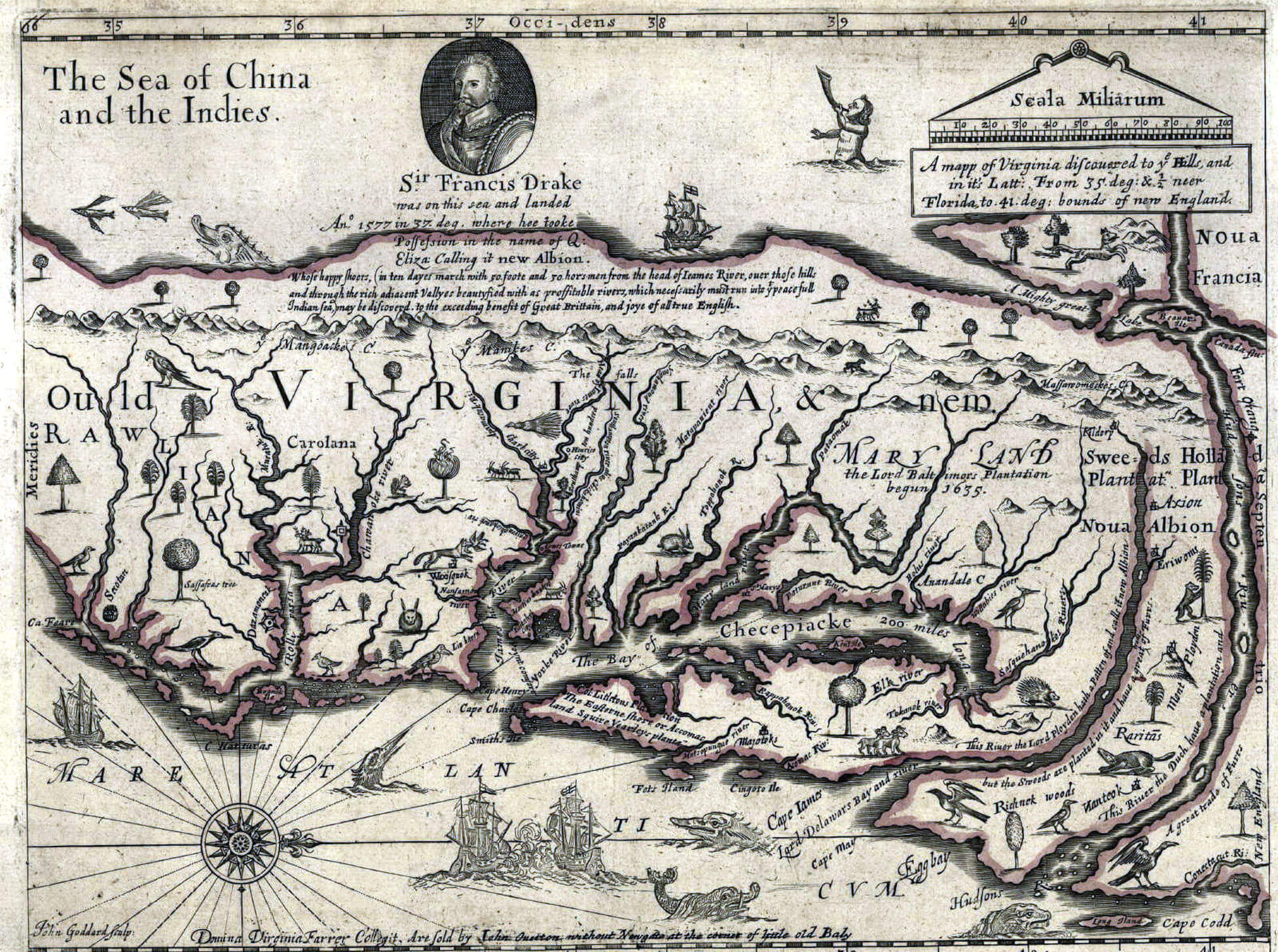 Colonial Plantation Map