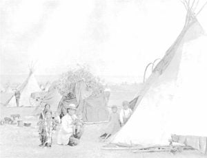 Assinaboine Sioux and Gross Ventre Home Life