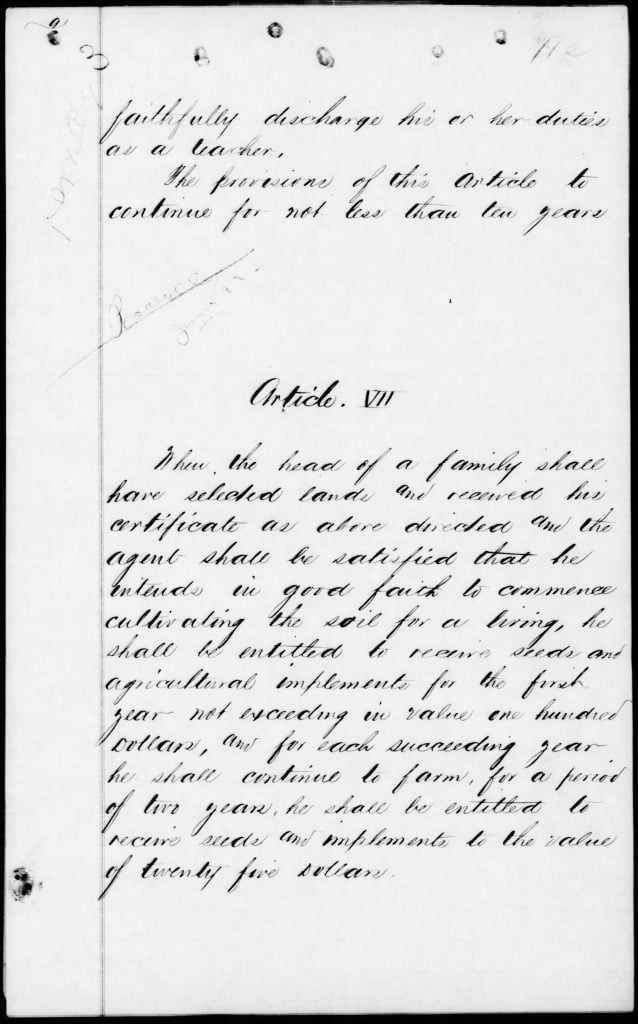 Navajo, 1 June 1868 Treaty (11)