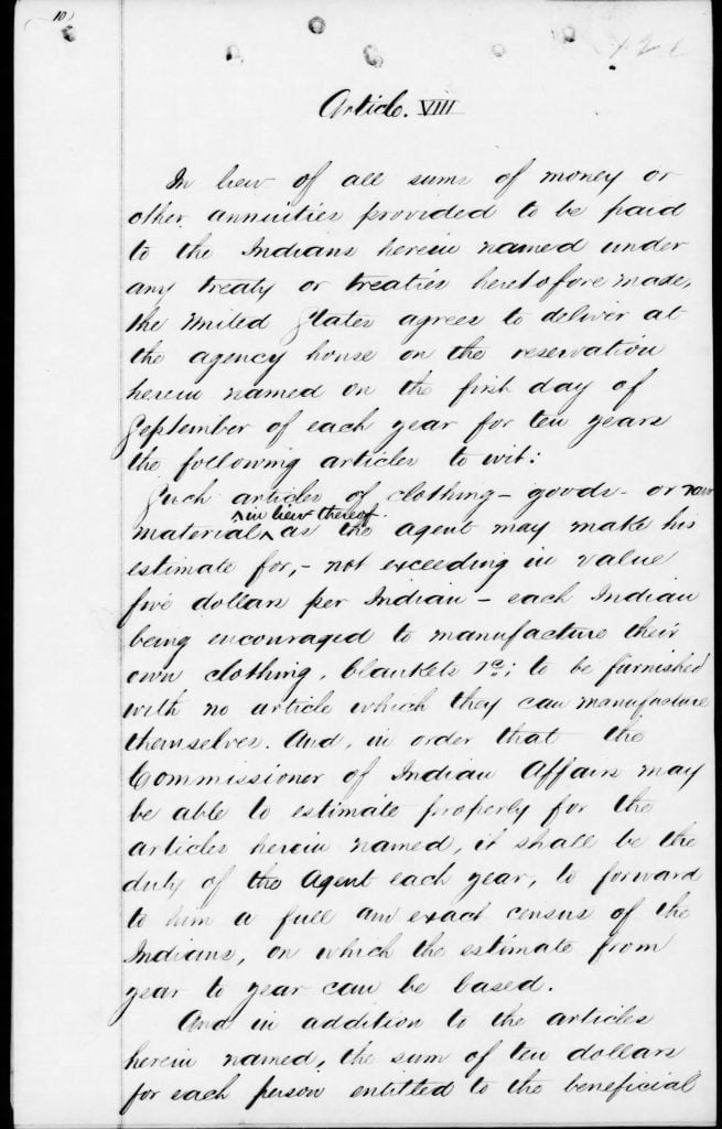 Navajo, 1 June 1868 Treaty (12)