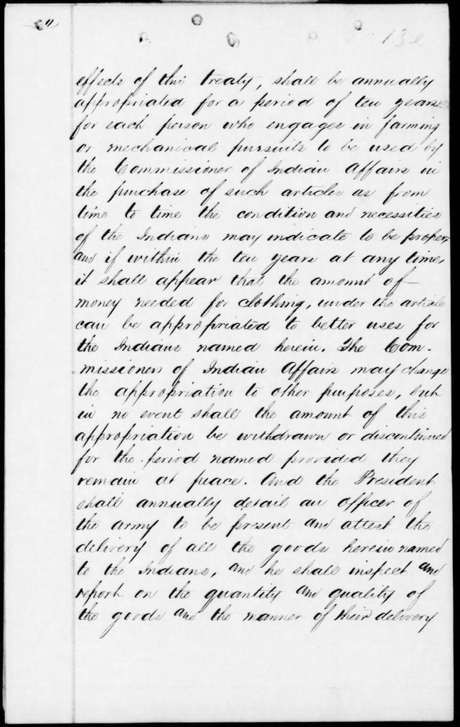 Navajo, 1 June 1868 Treaty (13)