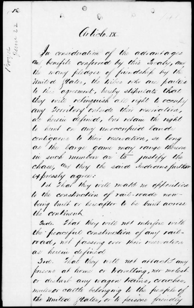 Navajo, 1 June 1868 Treaty (14)
