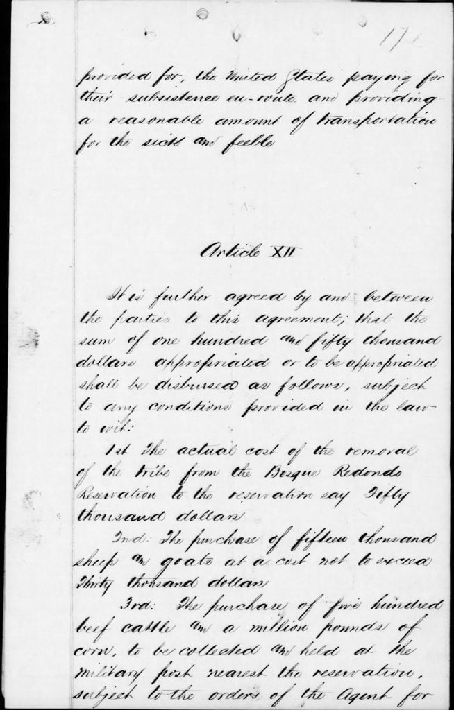 Navajo, 1 June 1868 Treaty (17)