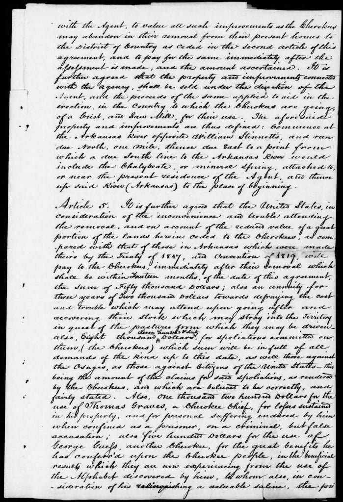 Treaty of May 6, 1828 4 Treaty of May 6, 1828, page 6