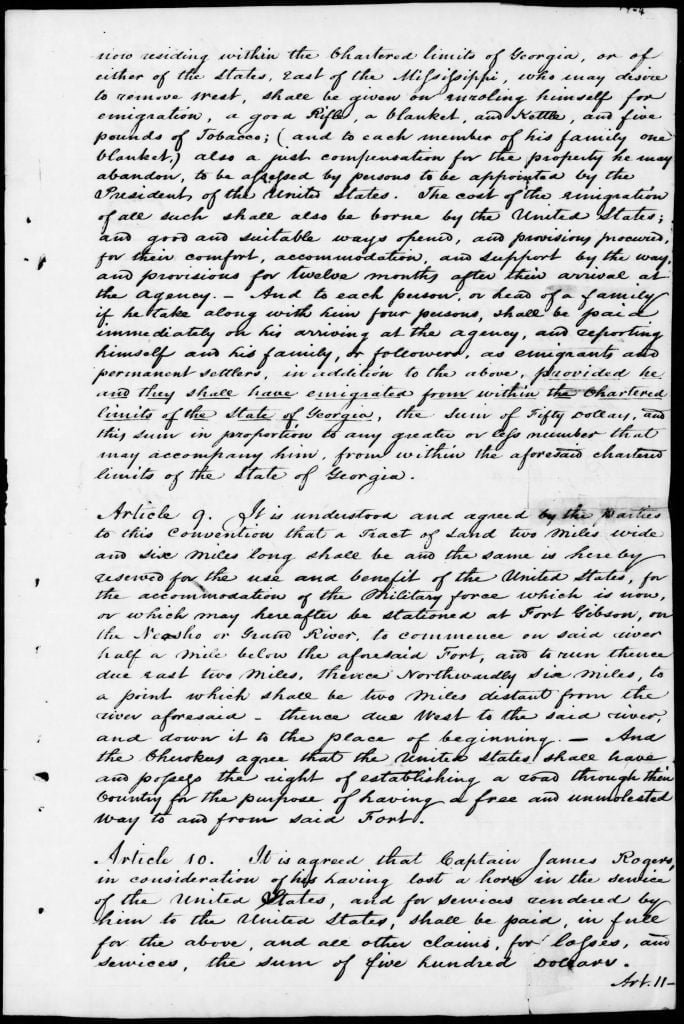 Treaty of May 6, 1828 6 Treaty of May 6, 1828, page 8