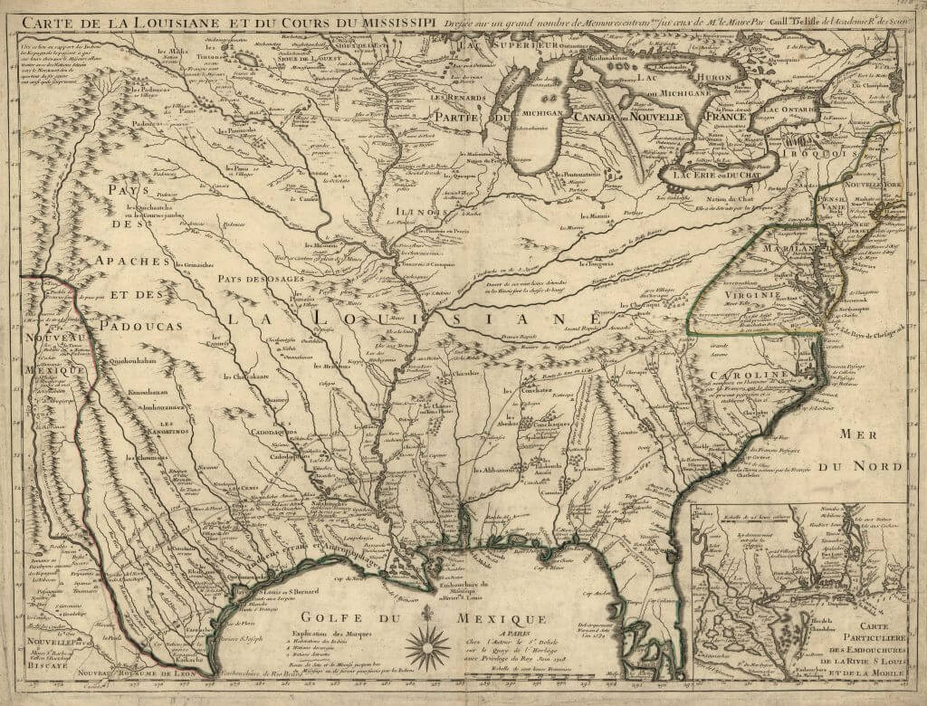 1718 De Lisle Map