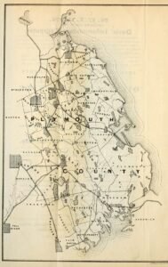 1867 Map of Plymouth County Massachusetts