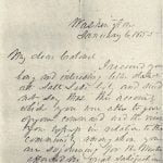 Letter from President Pierce to Steptoe - Page 1