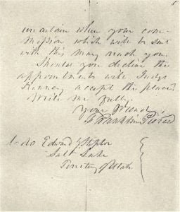 Letter from President Pierce to Steptoe - Page 4