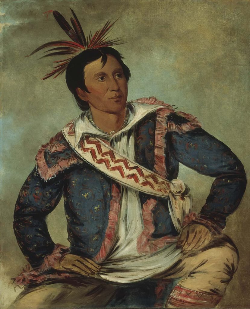 Há-tchoo-túc-knee, Snapping Turtle, a Half-breed, George Catlin, 1834
