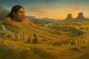 The Blackfoot Genesis - AI Generated