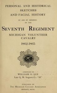 Seventh Regiment Michigan Volunteer Cavalry - title page