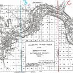 Allegany Reservation Map, 1890