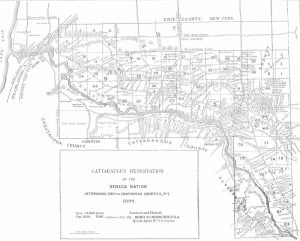 reservation map cattaraugus 1890 indian occupants