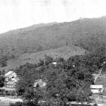 Eastern Cherokee Training School and Mt. Noble, from Spray Ridge and US Indian Agency