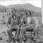 US Indian Agent, James Blythe son-in-law of Chief Smith Samspson George on left