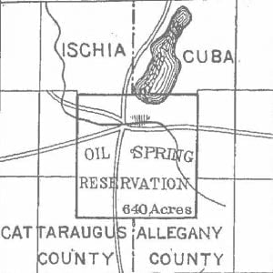 Oil Spring Reservation Map, 1890