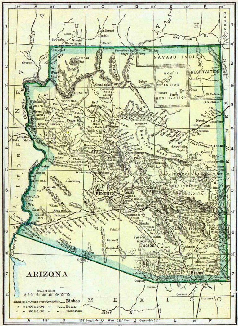 1910 Arizona Census Map – Access Genealogy